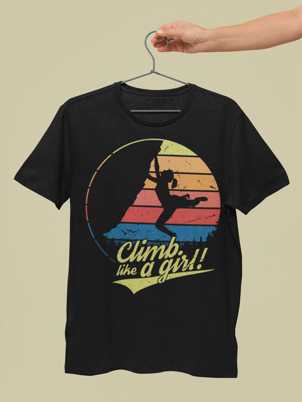 Cool climbing motifs! Climb like a girl!