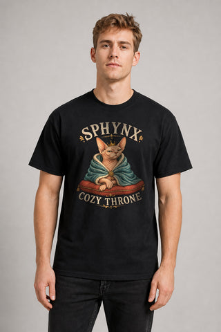 AI Model ai_male Sphynx Gemütlicher Thron T-Shirt