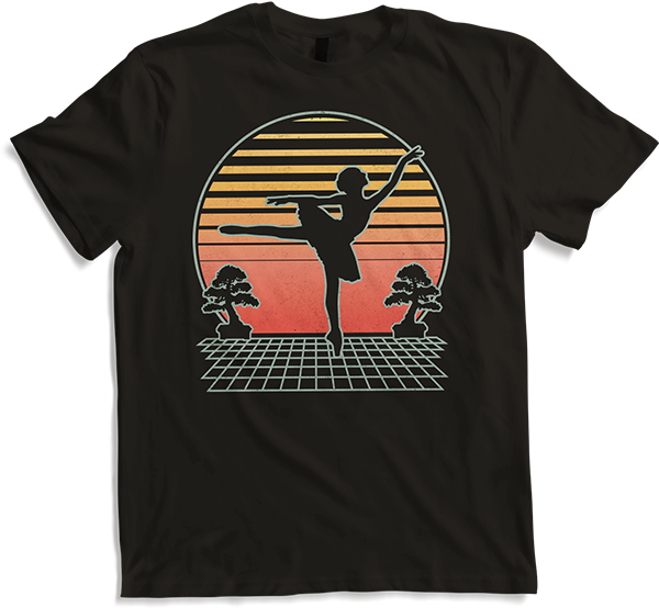 Ballerina Futuristic Retro | Tutu Woman Girl Dancer