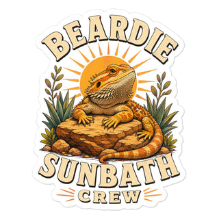 Sticker Bartagame Sonnenplatz Crew Aufkleber Produktbild 1