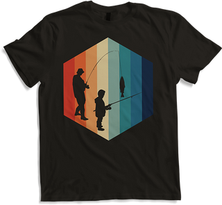 Fishing | Hexagon Vintage & Retro | Father and Son