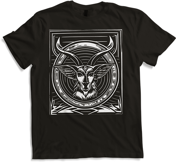 Baphomet Goat Demon Black Metal Luzifer Satan Satanist
