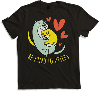 Be Kind To Otters Cute Animal Quote Funny Otter