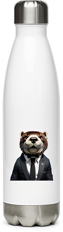 Produktbild von Edelstahlflasche Anotter Day at the Office Lustiger Otter-Spruch