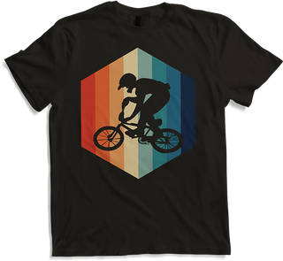 Produktbild von T-Shirt BMX | Vintage Hexagon | Retro Biker