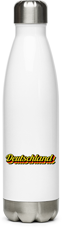 Produktbild von Edelstahlflasche Bundesfarben Dreifarb Flagge Vintage Patrioten Deutschland