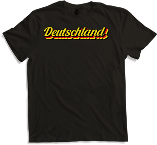 Produktbild von T-Shirt Bundesfarben Dreifarb Flagge Vintage Patrioten Deutschland