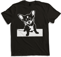 Produktbild von T-Shirt Chihuahua mit E-Gitarre Musiker Lustiger Gitarrist