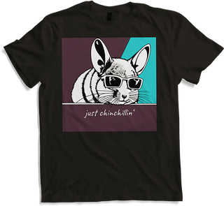 Produktbild von T-Shirt Chinchillin Chinchilla Spruch Frauen Mädchen Chinchillas