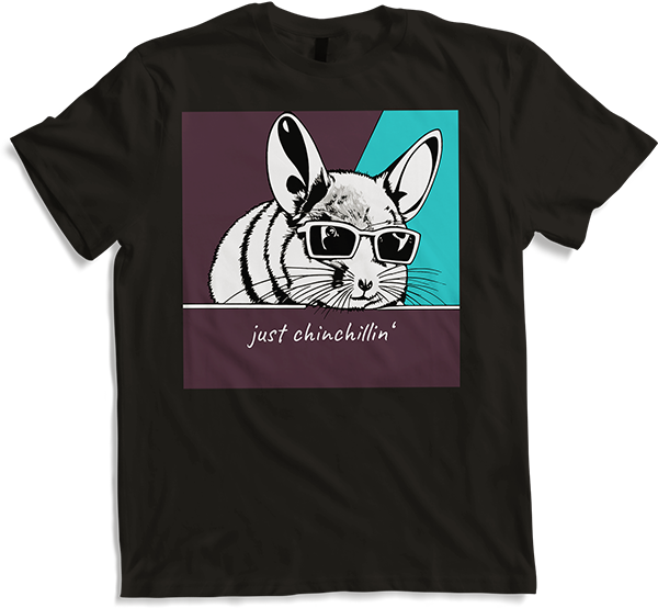 Produktbild von T-Shirt Chinchillin Chinchilla Spruch Frauen Mädchen Chinchillas