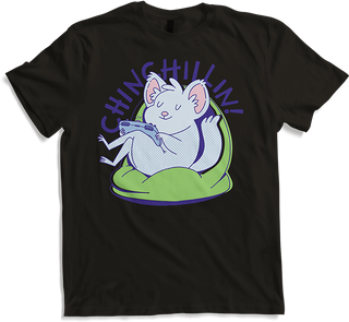 Produktbild von T-Shirt Chinchillin Chinchillas Funny Chinchilla Spruch Gaming Nerd