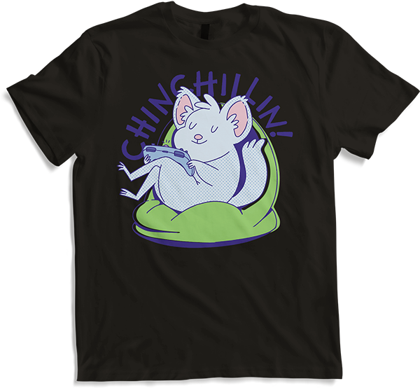 Produktbild von T-Shirt Chinchillin Chinchillas Funny Chinchilla Spruch Gaming Nerd