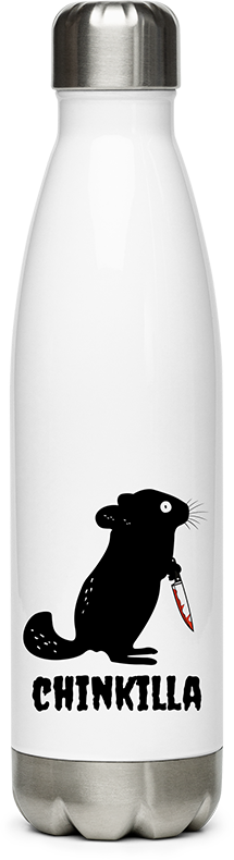Produktbild von Edelstahlflasche Chinkilla Sarcastic Ironic Chinchillas Saying Chinchilla