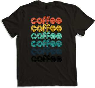 Produktbild von T-Shirt Coffee Vintage Font | Funny Coffee Saying | Caffeine Addict