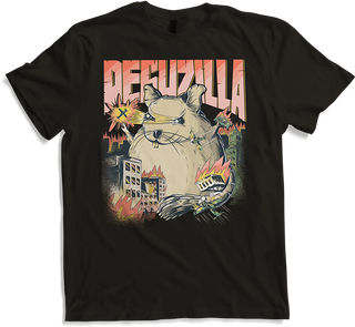 Produktbild von T-Shirt DEGUZILLA | Degu Geschenke für Frauen | Octodon Degu