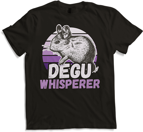 Produktbild von T-Shirt Degu Whisperer Lustiger Degu Spruch für Mädchen & Frauen