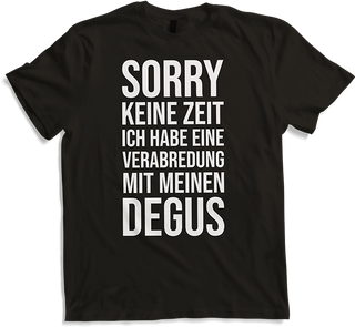 Produktbild von T-Shirt Degus | Lustiger Spruch | Geschenk für Degubesitzer | Degu