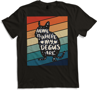 Produktbild von T-Shirt Degus | Schöner Spruch | Lustiges Degu Vintage T-Shirt