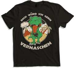 Produktbild von T-Shirt Dich würd ich gern vernaschen T-Rex Freche Anmachsprüche