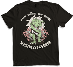 Produktbild von T-Shirt Dich würd ich gern vernaschen T-Rex Freche Anmachsprüche