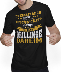 Produktbild von T-Shirt mit Mann Drillinge & Väter Sprüche Dad Papa Vatertag Vater Spruch