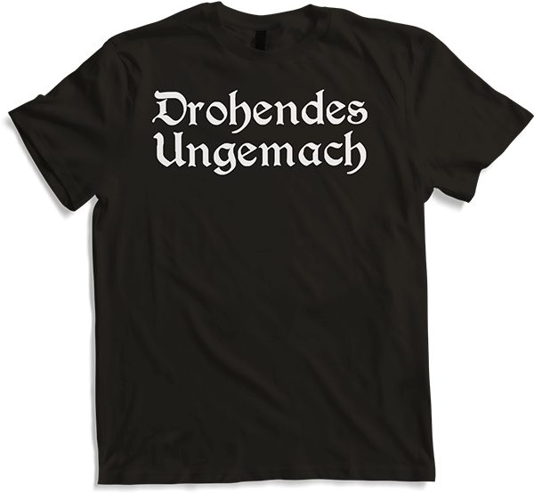 Produktbild von T-Shirt Drohendes Ungemach Gothic Batcave Freches Mädchen Spruch