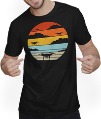 Produktbild von T-Shirt mit Mann Drohnen & Quadrocopter Spruch für Drohnenpiloten Vintage