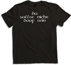 Produktbild von T-Shirt Du sollst nicht doof sein sarkastische freche Bibel Sprüche