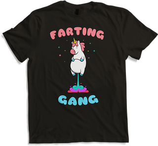 Produktbild von T-Shirt Einhorn | Lustiges pupsendes Fantasiewesen | Süßer Spruch