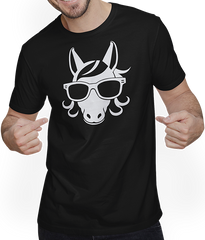 Produktbild von T-Shirt mit Mann Einhörner Anime Einhorn Manga Märchen Sonnenbrille