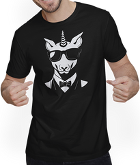 Produktbild von T-Shirt mit Mann Einhörner Anime Einhorn Manga Märchen Sonnenbrille