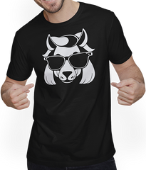 Produktbild von T-Shirt mit Mann Einhörner Anime Einhorn Manga Märchen Sonnenbrille