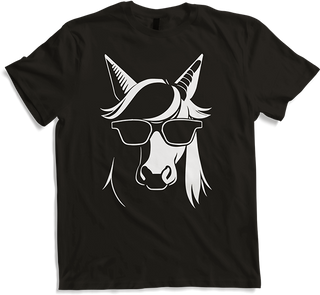 Produktbild von T-Shirt Einhörner Anime Einhorn Manga Märchen Sonnenbrille