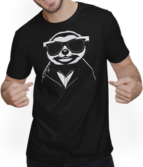 Produktbild von T-Shirt mit Mann Faultiere Anime Faultier Manga Faultier Sonnenbrille