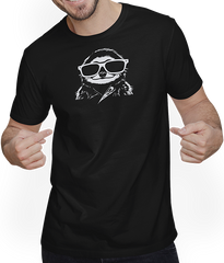 Produktbild von T-Shirt mit Mann Faultiere Anime Faultier Manga Faultier Sonnenbrille