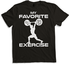 Produktbild von T-Shirt Favorite Exercise Competition Gewichtheben Gewichtheber