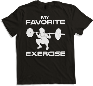 Produktbild von T-Shirt Favorite Exercise Legday Bodybuilding Gewichtheben Kniebeugen