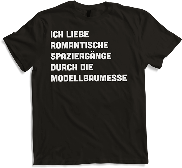 Produktbild von T-Shirt Flugzeugmodell Eisenbahnmodell Schiff Modellbauer Sprüche