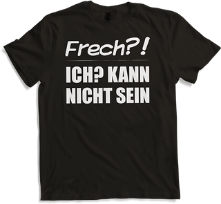 Produktbild von T-Shirt Frecher Spruch Kann nicht sein Lustige Teenager Sprüche