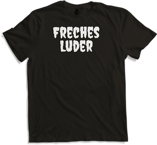 Produktbild von T-Shirt Freches Luder Gothic Dark Wave Batcave Spruch Freche Mädchen