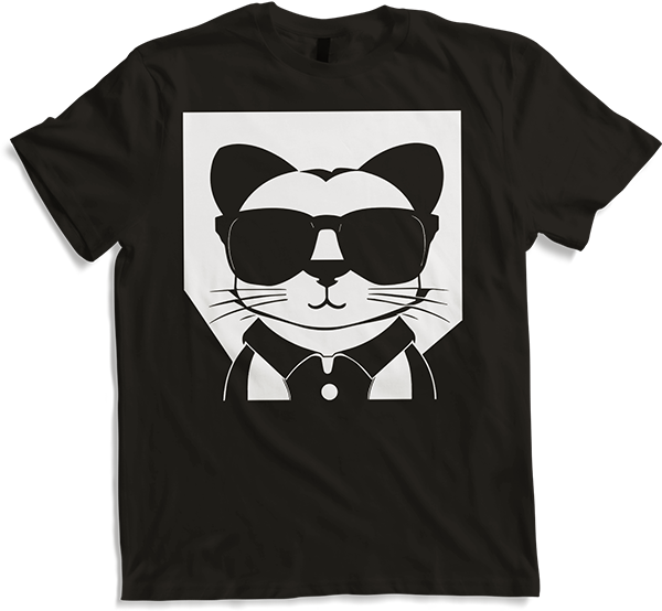 Produktbild von T-Shirt Frettchen trägt Sonnenbrille coole Frettchen