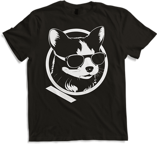Produktbild von T-Shirt Frettchen trägt Sonnenbrille coole Frettchen