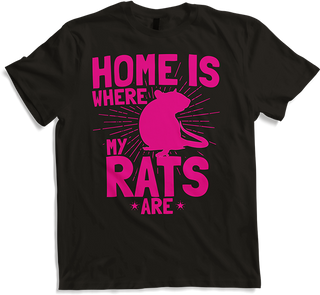 Produktbild von T-Shirt Funny Fancy Rat Spruch | Vintage Pet Rat Owner | Retro Ratten