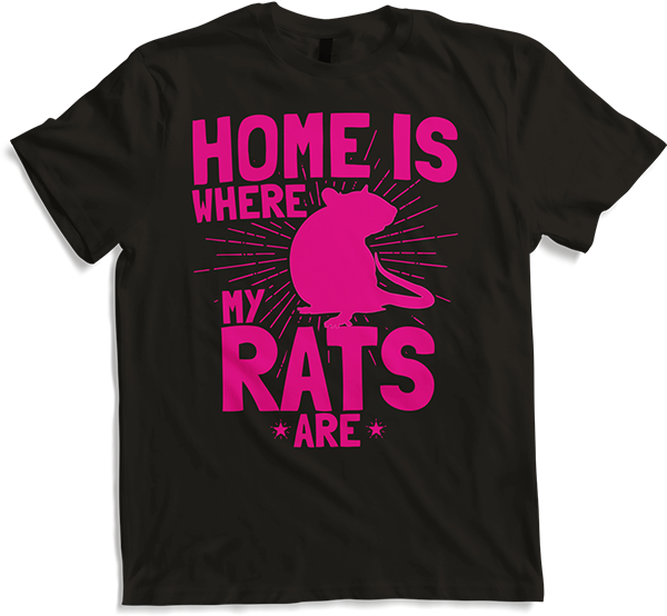 Produktbild von T-Shirt Funny Fancy Rat Spruch | Vintage Pet Rat Owner | Retro Ratten