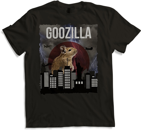 Produktbild von T-Shirt GOOZILLA Octodon Degus Merch Lustiger Degu Spruch