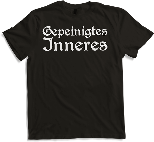 Produktbild von T-Shirt Gepeinigtes Inneres Gothic Sprüche Dark Wave Batcave Gruftie