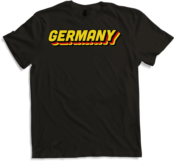 Produktbild von T-Shirt Germany Bundesfarben Dreifarb Flagge Patrioten Deutschland