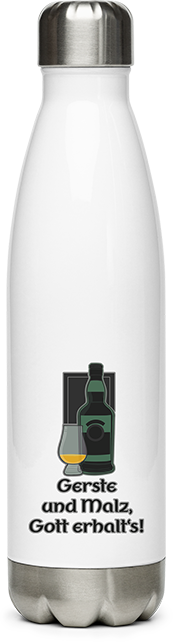 Produktbild von Edelstahlflasche Gerste und Malz Gott erhalt's Schottland Islay Scotch Whisky