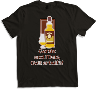 Produktbild von T-Shirt Gerste und Malz Gott erhalt's Schottland Islay Scotch Whisky