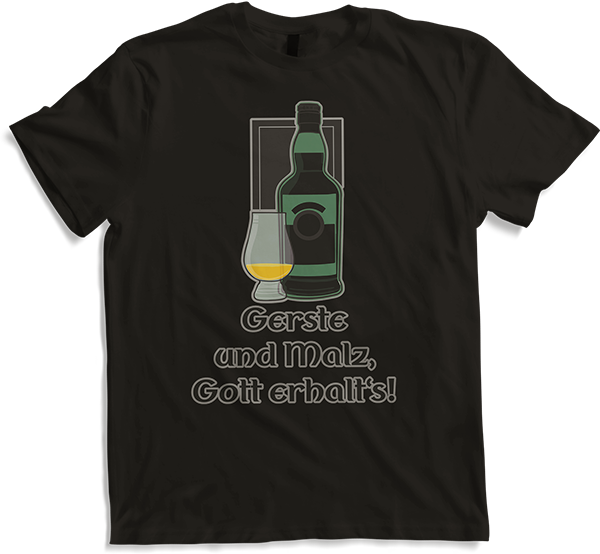 Produktbild von T-Shirt Gerste und Malz Gott erhalt's Schottland Islay Scotch Whisky